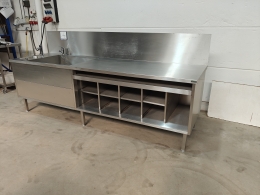 s/s sink Mohn - 285x83x130 cm